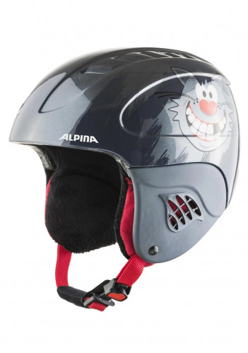 Dětská lyžařská helma ALPINA CARAT,NAUGHTY CAT